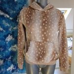 H&M aranyos plüss meleg kapucnis pulóver őzike mintával jelmeznek is158/164/170 BD2. 0425 fotó