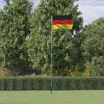 német alumínium zászló és rúd 5, 55 m fotó