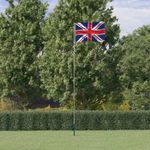 brit alumínium zászló és rúd 5, 55 m fotó