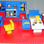 Lego 264 Living Room Set - nappali készlet. 50 éves legó régiség, bababútor szett, 1974-ből! fotó
