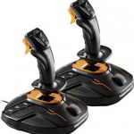 Thrustmaster T.16000M Space Sim Duo Stick Repülésszimulátor joystick PC Fekete, Narancs fotó