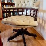 Eredeti Angol Chesterfield forgószék (kapitányszék, íróasztalszék) fotó