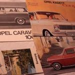 Opel Kadett A 4 db eredeti, prospektuss. Ötvenéves prospektus szett 753 fotó