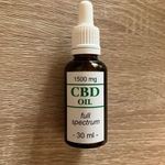 CBD olaj 30ml 1500mg szállítással fotó
