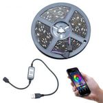 Bluetooth RGB LED szalag - mobiltelefonról vezérelhető / 5 m fotó