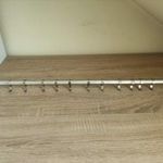 Fackelman inox konyhai fali tartó 12 db akasztóval fotó