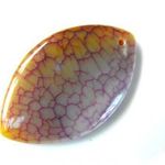 Achát medál 51 x 31 x 6 mm 5. fotó