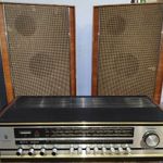 GRUNDIG RTV 350 receiver rádióserősítő + hangfalak 1967- 1969 fotó