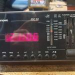 Retro Grundig ESC 30 rádió 1985-ből szocreál kádár takarítás előtt fotó