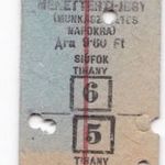 Kéregjegy: B H.V. (Balatoni Hajózási Vállalat) menettérti Siófok Tihany, 9, 60 Ft fotó
