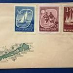 Magyarország, 1959, Balaton, FDC, 3 db fotó