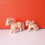 Eredeti Lanard 1994 2 db Pony Póni ló vintage retro kabala figura !! fotó