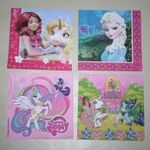 Mese szalvéták, Frozen, Anna és Elsa, Filly póni, MLP fotó