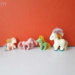 4 db Póni LÓ vintage retro kabala figura csomag ! 4 db Pony EGYÜTT fotó