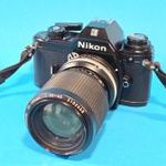 Nikon EM fényképezőgép zoom nikkor 35-105mm fotó