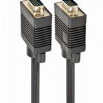Gembird Premium Quality VGA kábel 10m HD 10M/M Black CC-PPVGA-10M-B Kiegészítő, Kellék Kábel fotó