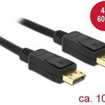 DeLock Displayport 1.2 male Displayport male 4K 60 Hz 10m 84862 Kiegészítő, Kellék Kábel fotó