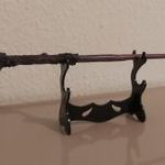 Harry Potter varázspálca replika tartóval 36cm ÚJ KÉSZLETEN számlával fotó