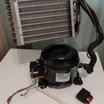 Hűtőkompresszor, Radiátorral és Kondenzátorral 230 V / 50 Hz fotó