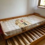 Fenyő ágykeret pótággyal fotó