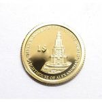 Salamon-szigetek, 1 dollar 2013 - Alexandriai világítótorony UNC, 0.50g585 fotó