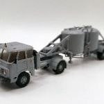 Csepel D-705.35 - ömlesztett cementszállító nyerges tehergépkocsi., modell 1: 120 ( TT ) fotó