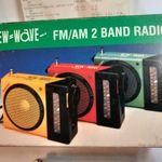 Retro Nicosonic NS 889 zsebrádió dobozában. fotó