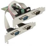 DeLock PCI Express Card to 4x Serial RS-232 89557 Alkatrész Bővítőkártya fotó