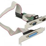 DeLock PCI Express Card 2x Serial RS-232 + 1x Parallel 89556 Alkatrész Bővítőkártya fotó