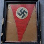 NSDAP Német Birodalmi (Náci horogkeresztes) párt zászló fotó