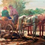 Pállya Carolus (1875-1949) Vásári jelenet c. olajfestménye Eredeti Garanciával ! fotó