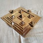 réz Vastu vaszati piramis energetikai korrekciós eszköz 22.5cm×22.5 cm feng shui mellé is fotó
