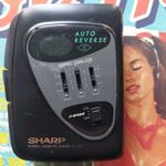 SHARP JC-213H(BK) ODA-VISSZA JÁTSZÓ SZTEREÓ WALKMAN KAZETTÁS MAGNÓ fotó