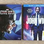 Amerika Kapitány 3. & John Wick 2. Blu-ray Papírfekni - O-rings fotó
