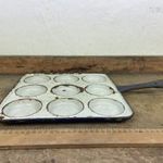 -AT804- Régi Öntöttvas Tarkedli Sütő 9-es fotó