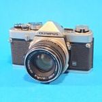 Olympus OM-1 fényképezőgép zuiko 1.8 50mm objektív fotó