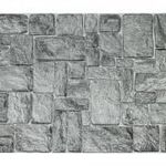 3D PVC falpanel Natural grey stone fotó
