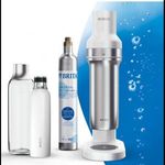 Brita sodaTRIO Szódagép 2 palackkal és CO2 patronnal - Fehér (SATURATOR SODATRIO BIA?Y) fotó