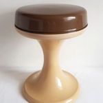Vintage Space Age Pille szék puff ülőke by EMSA Stoll West Germany 1960s fotó