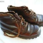 retro szocialista Kádár szép Tisza bőr bakancs 40 25.5cm fotó