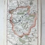 1804 Ugocsa Vármegye rézmetszetű színezett térképe (Kővesd , Bereg, Tisza ) (*96) fotó