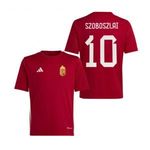 Magyarország mez felső szurkolói Adidas gyerek kerek nyak SZOBOSZLAI 10 Piros fotó
