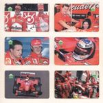 Schumacher - Ferrari - 10 angol kártyán v14 fotó