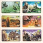 Dinoszaurusz 8 thaiföldi, 2 ausztrál, 5 izraeli telefonkártyán v14 fotó