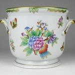 1Q665 Viktória mintás VBO Herendi porcelán kaspó fotó