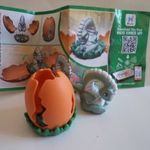 Dinobabys / dinó kölykök / szürke dinó / külső tojáshéj MATT /SE116 + BPZ fotó
