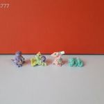 Eredeti LGT 1992 Magic Diaper Baby Dino Babies figura csomag retro dínó kabala figura ! 4 db EGYÜTT fotó