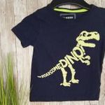 Bluezoo dínó csontvázas póló 18-24 hó fotó