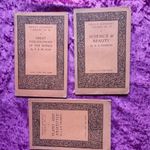 Antik, angol nyelvű filozófiai könvek - Benn's Sixpenny Library 24, 37, 127 fotó