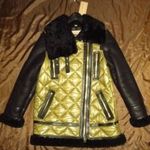 Álomszép ÚJ ! BURBERRY LONDON női steppelt oversized télikabát / irhakabát - XS-S - 3db nincs posta fotó